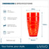 Swirl Multicolour Plastic Tumbler Set of 4